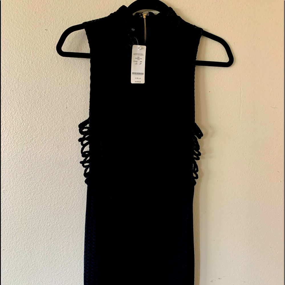 NWT Bebe Claudia side lace up Size S bodycon Sexy